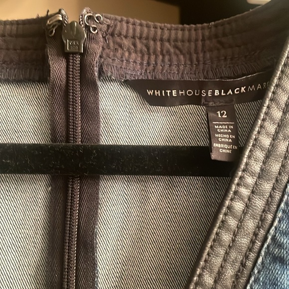 White House Black Market Denim Dress - Picture 4 of 9